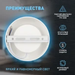 Точечный светильник светодиодный ЭРА LED 19-12-6K (220V, круглые, IP40)