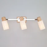 Спот Eurosvet 20029 20029/3 хром / светлое дерево