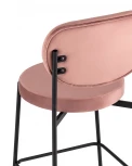 Стул полубарный Stool Group Барбара NEW велюр пыльно-розовый УТ000036053