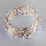 Гирлянда светодиодная Роса. 100м. 1000 светодиодов. Белый свет. Пульт ДУ в-к ULD ULD-S10000-1000/DTA/RC WHITE IP44 DEW