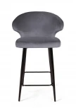 Стул полубарный Richard, бархат серый 27 Top Concept RICHARD 80764