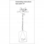 Подвесной светильник Favourite Ternary 2297-1P