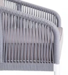 Лаунж-зона 4-местная плетеная из роупа (веревки), цвет светло-серый 4SIS Канны KANS2C2T-4-SET H-gray