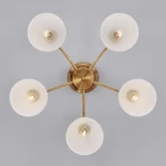 Потолочная люстра Eurosvet Carissa 30172/5 античная бронза