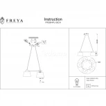 Подвесной светильник Freya Barbara FR5004PL-05CH (220V, на проводе, круглые)