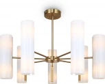 Потолочная люстра на штанге Freya Fiore FR5368CL-14BS (220V, круглые)