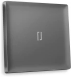 Лицевая панель Ambrella Volt ALFA (Антрацит серый) для 1-клавишных выключателей с подсветкой QUANT AP6520