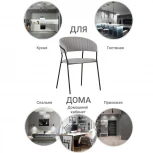 Стул Turin бирюзовый с золотыми ножками