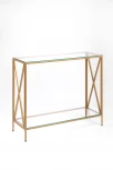 Консольный стол AllConsoles 1031-CG clear золотой