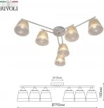 Потолочная люстра Rivoli Constance 3155-306 (220V)