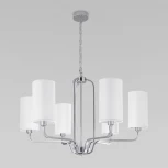 Умная подвесная люстра Eurosvet Purezza 60128/6 хром (220V, на цепи)