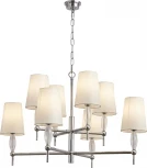 Подвесная люстра Newport 4370 4378/C chrome (220V, на цепи)