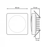 Встраиваемый точечный светильник Gauss Backlight BL105