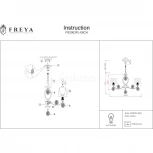 Подвесная люстра Freya Luciana FR2003PL-05CH