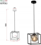 Светильник подвесной Miyuki 5146-201 1 х Е14 40 Вт
