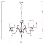 Подвесная люстра Arte Lamp Cherubino A5656LM-6WG