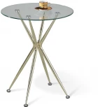 Столик журнальный SHT-CT13 прозрачный/латунь Sheffilton 3651880401