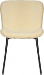 Стул обеденный Dobrin MILO (черные ножки, кремовый букле (UF992-02))