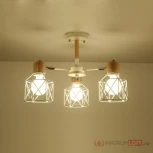Потолочная люстра на штанге Corf B3 White 3 Lamps ImperiumLoft Corf-B01 (189478-26) (220V)