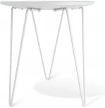 Столик журнальный SHT-CT27 белый муар/белый мрамор от фабрики Mebelik