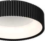 Потолочный светильник круглый Sonex Sharmel 7712/56L металл/акрил/белый/черный LED 56Вт 3000-6500К D460 IP20 пульт ДУ (220V, круглые)