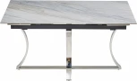 Стол обеденный IST-CASA Тренди Рэк DT2889, 150(200)*90*75 см, белый мрамор