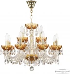 Подвесная люстра Bohemia 5402 5402/8+4/195 G Amber/M-1H