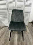 Обеденный стул M-City REMI PK6015-15(VBP215) античный серо-зеленый, велюр