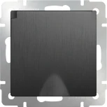 Розетка влагозащ. с зазем. с защит. крышкой и шторками (графит рифленый) Werkel W1171204 (a050754)