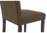 Обеденный стул Woodville Amelia dark walnut / fabric brown 11018