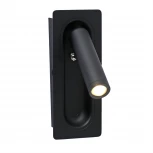 Спот встраиваемый Kink Light Ризи 08071M,19 черный (LED, 220V)