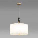 Подвесной светильник Odeon Light Pollen 5424/5 золотой/черный/белый/металл/керамика/ткань E14 5*40W