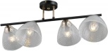 Потолочная люстра на штанге ILLUMICO IL0739-4CSQ-24 BK FGD ARIES (220V)