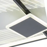 Потолочная люстра Escada Concept 10226/3 SQUARE LED*75W Black/White