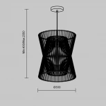 Подвесной светильник Freya Cottage FR5405PL-01B4 (220V, на проводе)