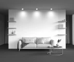 Накладной потолочный светильник Hoop GX53 1x15Вт Maytoni Technical C086CM-GX53-MRD-WB (220V, круглые)