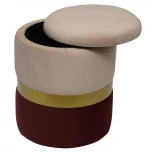 Пуф Dreambag Аризона Бежево-Бордовый 13672