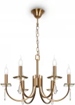 Подвесная люстра Freya Forte FR1006PL-06G (220V, на цепи, свеча)