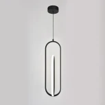 Подвесной светодиодный светильник с таймером Escada Orbital 10255/2LED 25Вт, с ПДУ, металл/силикон, черный (220V, на проводе)