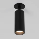 Точечный светильник встраиваемый Diffe черный 10W 4200K 25052/LED (220V, круглые)