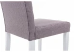 Обеденный стул Woodville Amelia white / fabric fog 11019