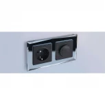 Рамка на 2 поста Diamant (черный) Werkel W0021208 (a051442)