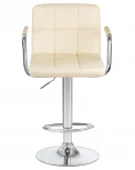 Стул барный KRUGER ARM (кремовый)