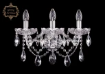 Бра Art Classic 10.21 10.21.3.165.XL.Cr.Sp (220V, хрусталь, подвески, подсвечник, свеча)