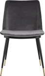 Стул Мелисса велюр Темно-серый 2 шт Stool Group (арт.УТ000037480)