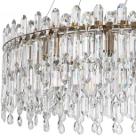 Подвесная люстра большая Legacy 2158/05/12P Stilfort (220V, хрусталь, подвески, на тросе, круглые)
