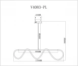Потолочная люстра Moderli ИСТИНА V4083-PL