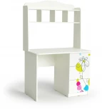 Стол письменный "Цветы", Белый, МАМА