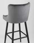 Стул барный Stool Group Ститч велюр серый УТ000001371