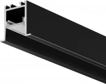Алюминиевый профиль световая линия встраиваемый под гипсокартон скрытого монтажа 22x22 черный, 2 м, ALM-2222-B-2M Maytoni 632013